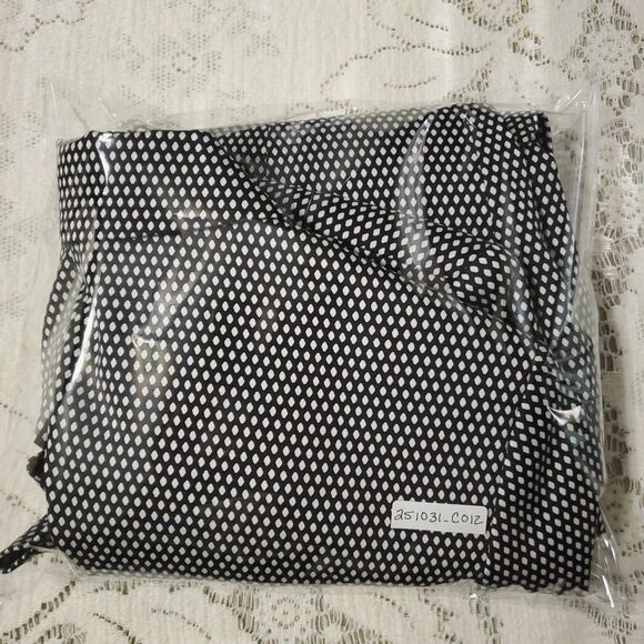 Worthington Women's Blazer Size 8 Black & White Diamond 2 Button Lined Jacket - Picture 8 of 14